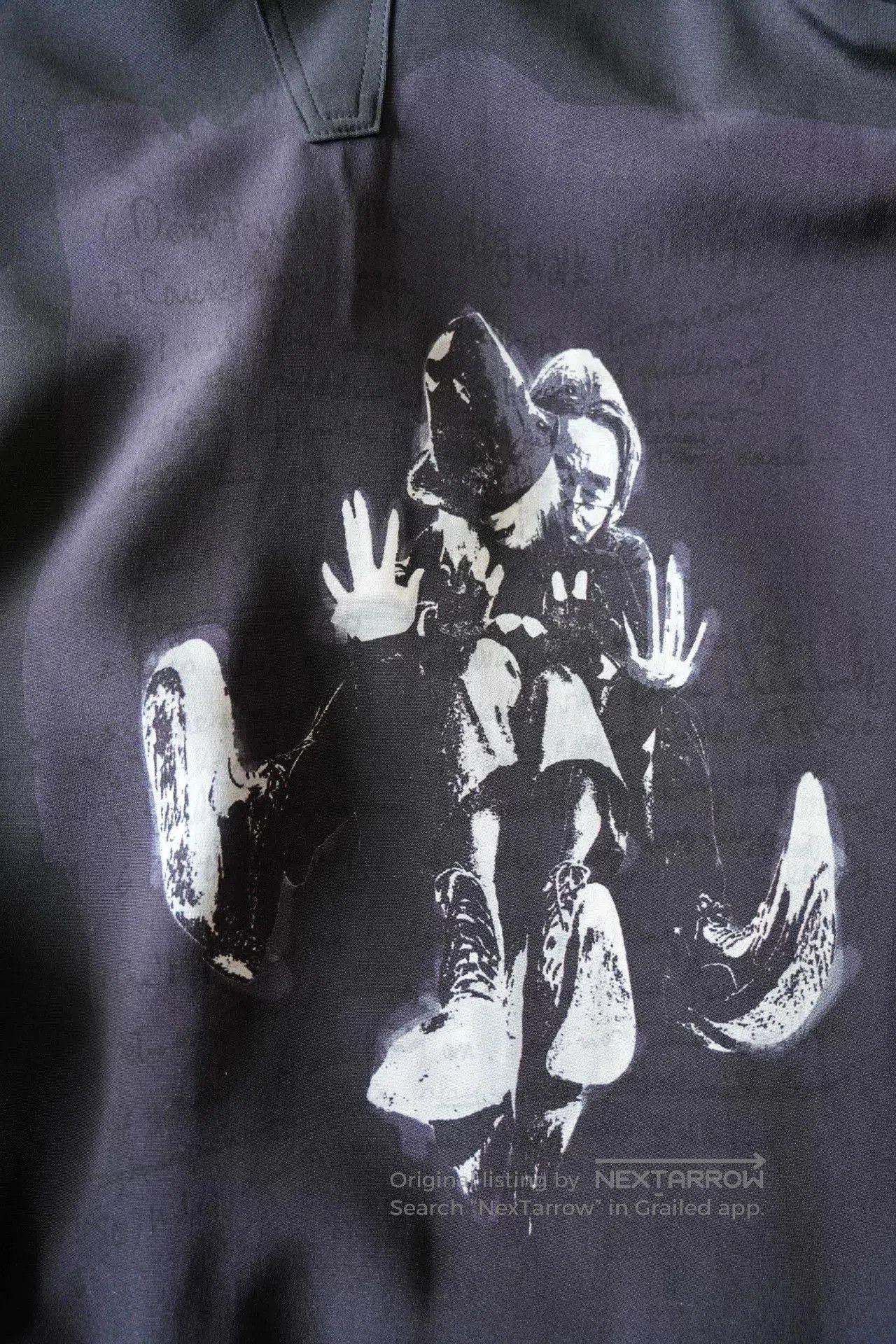 Yohji Yamamoto Yohji Yamamoto Printed Silk Jacket. Size M / US 6-8 / IT 42-44 - 3 Thumbnail