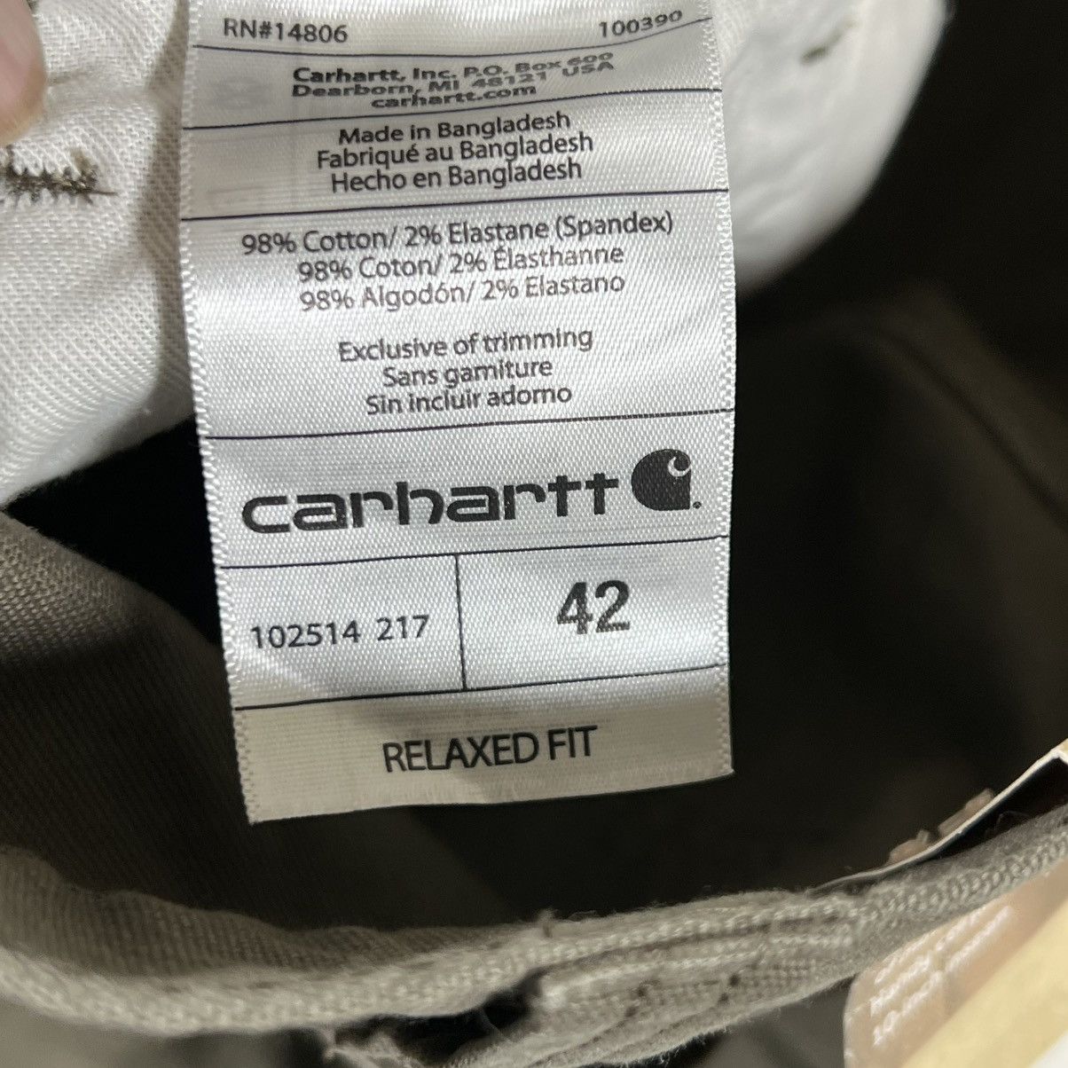 Carhartt NWT Carhartt Men's 42 Relaxed Fit Rugged Flex Cargo Shorts Size US 42 / EU 58 - 4 Thumbnail