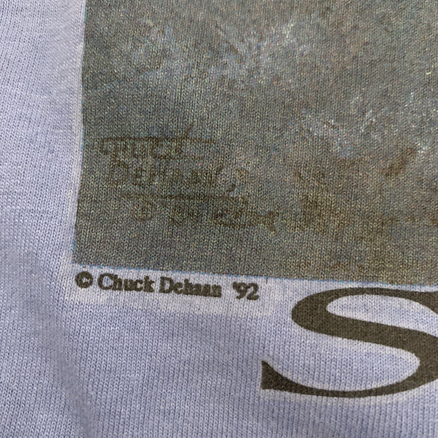 Fruit Of The Loom VINTAGE Chuck Dehaan T-Shirt XL Men Graphic 90s Horses Western Blue Cotton Short Sleeve Crew Neck Size XL Size US XL / EU 56 / 4 - 3 Thumbnail