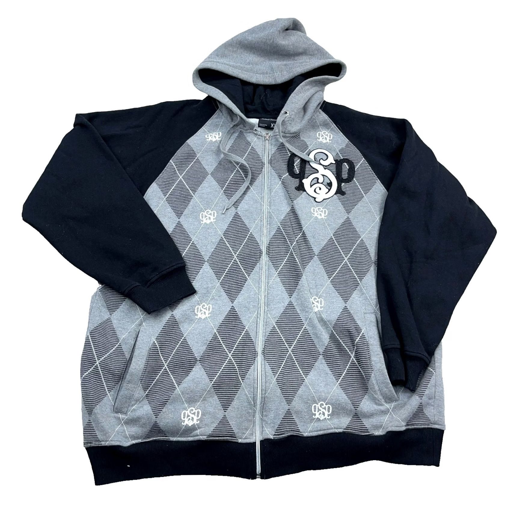Southpole VINTAGE Southpole Hoodie Men 2XL Black Full Zip Jacket Diamond Logo Cotton Blend Fleece Size US XXL / EU 58 / 5 - 2 Thumbnail