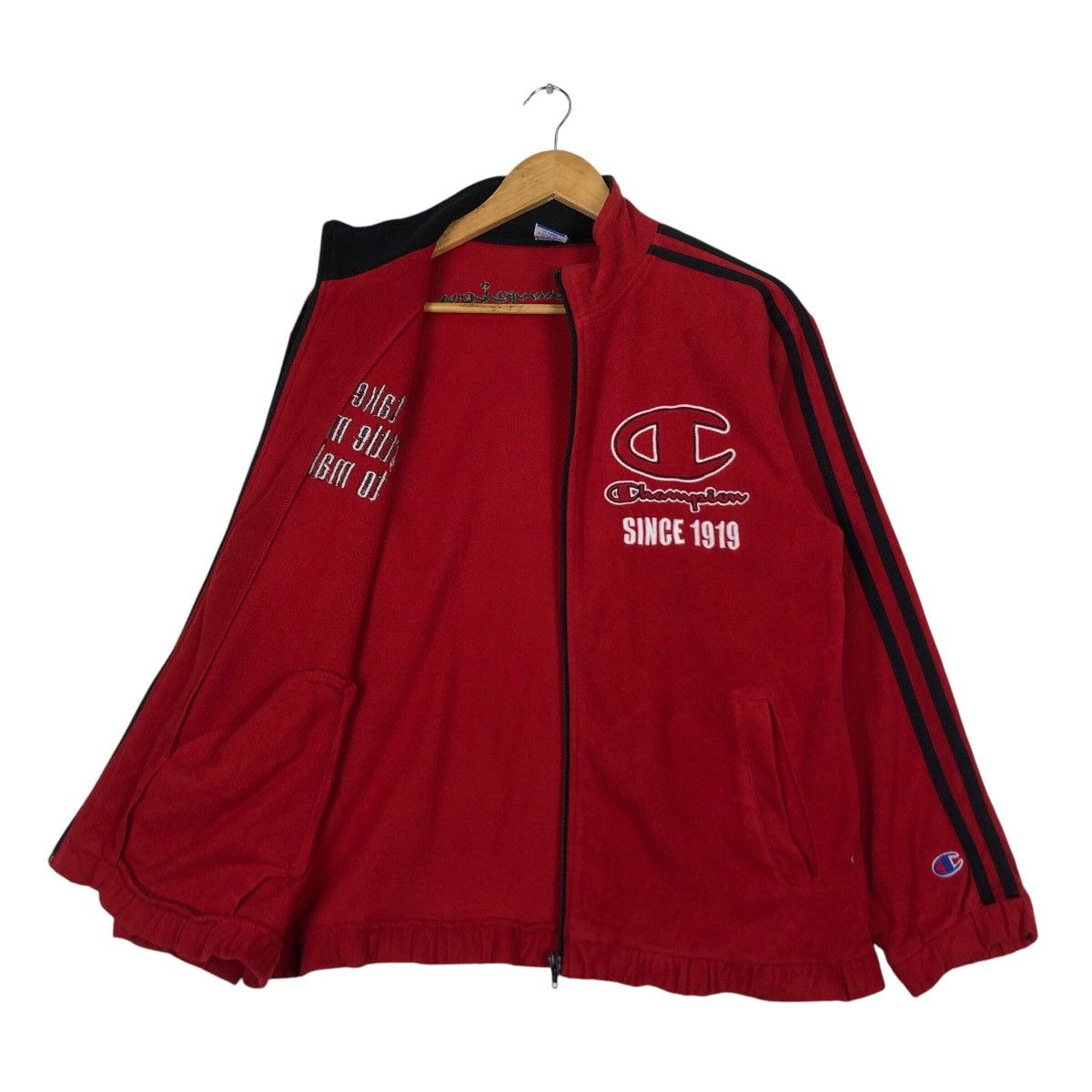 Champion × Japanese Brand × Vintage Champion Fleece Sweatshirt Jacket Medium #A3 Size US M / EU 48-50 / 2 - 9 Thumbnail