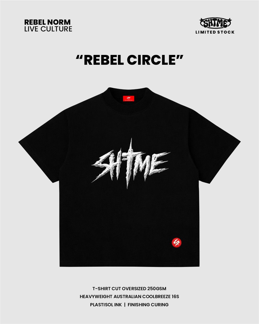 Other SHTME - REBEL CIRCLE TEE Size US S / EU 44-46 / 1 - 1 Thumbnail
