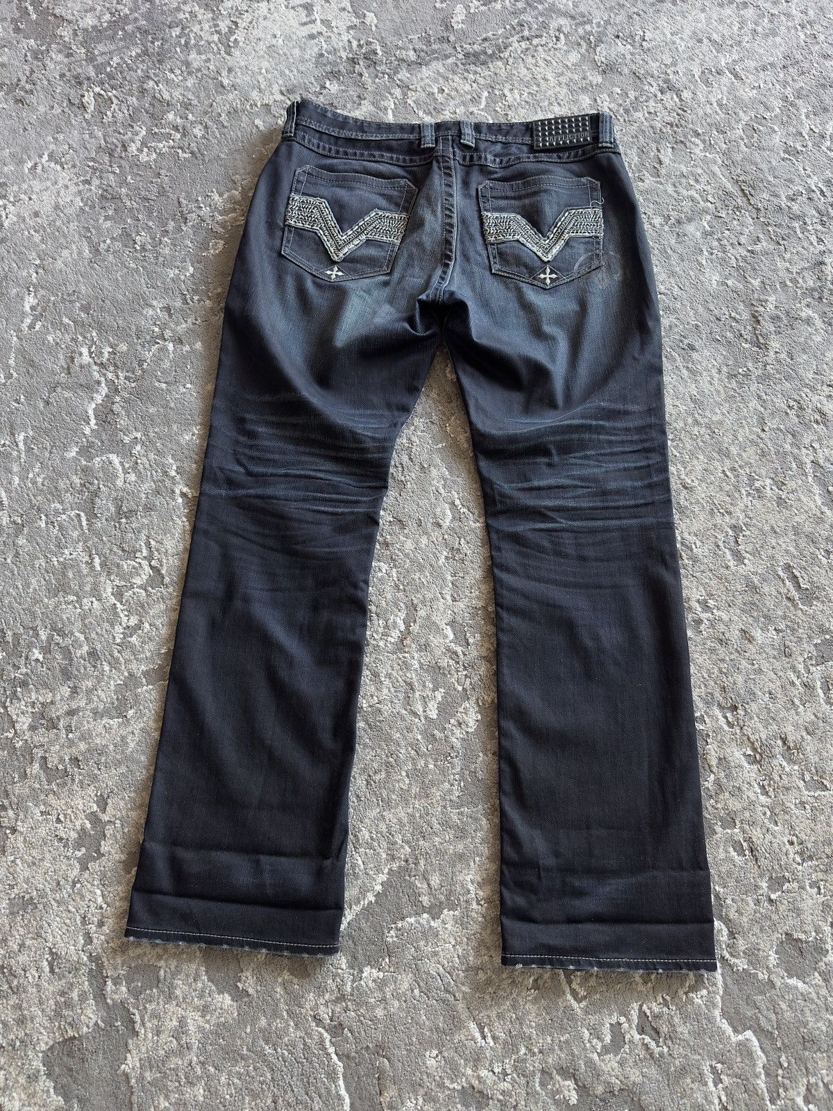 Affliction Vintage Y2K Affliction Ace Jeans cyber grunge goth Size US 36 / EU 52 - 1 Thumbnail