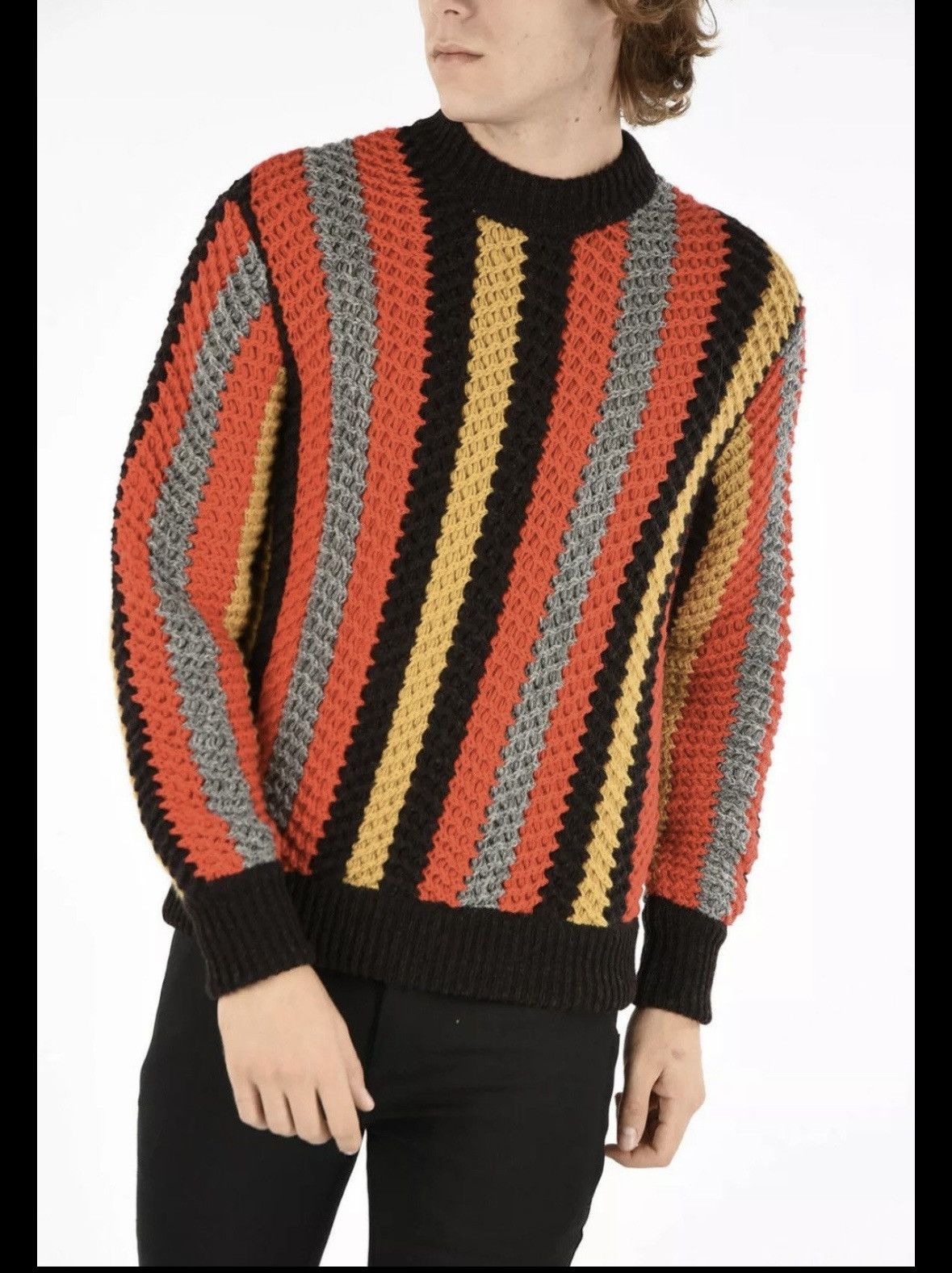 Salvatore Ferragamo Salvatore Ferragamo Wool Cashmere Sweater Size US L / EU 52-54 / 3 - 2 Thumbnail