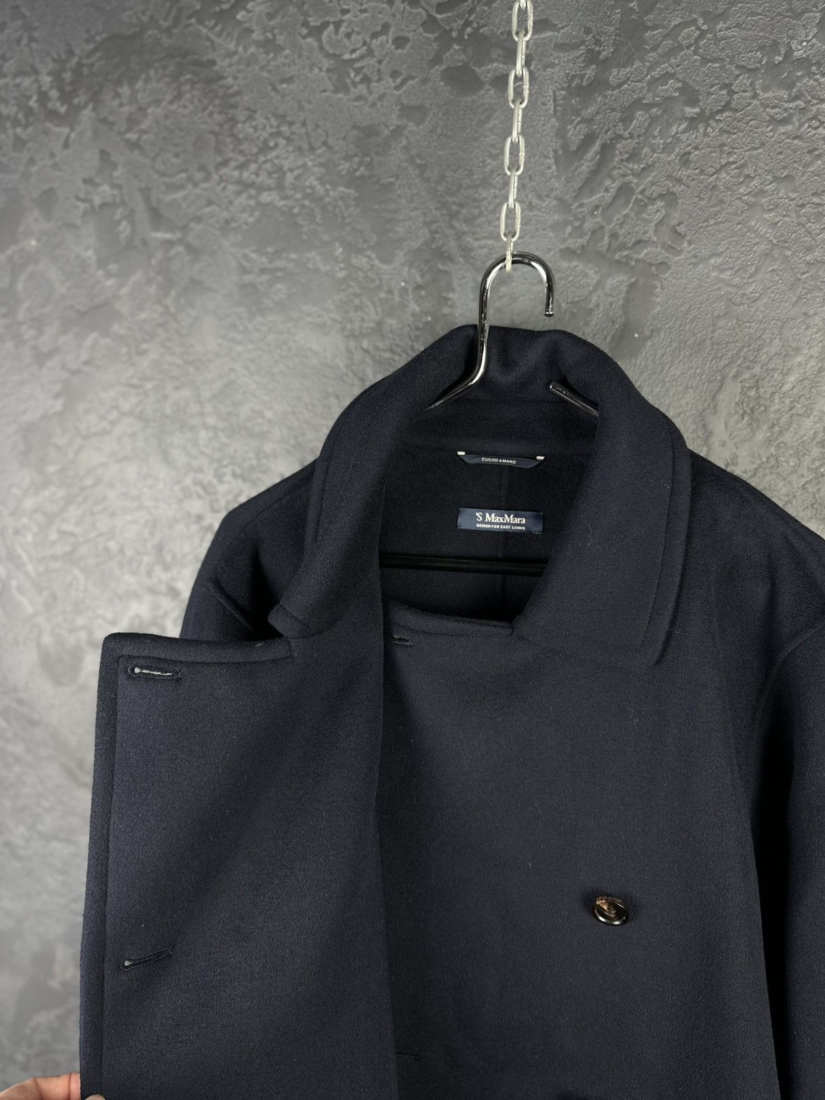 Max Mara Max Mara CUCITO A MANO Wool Coat Italy Size L / US 10 / IT 46 - 5 Thumbnail