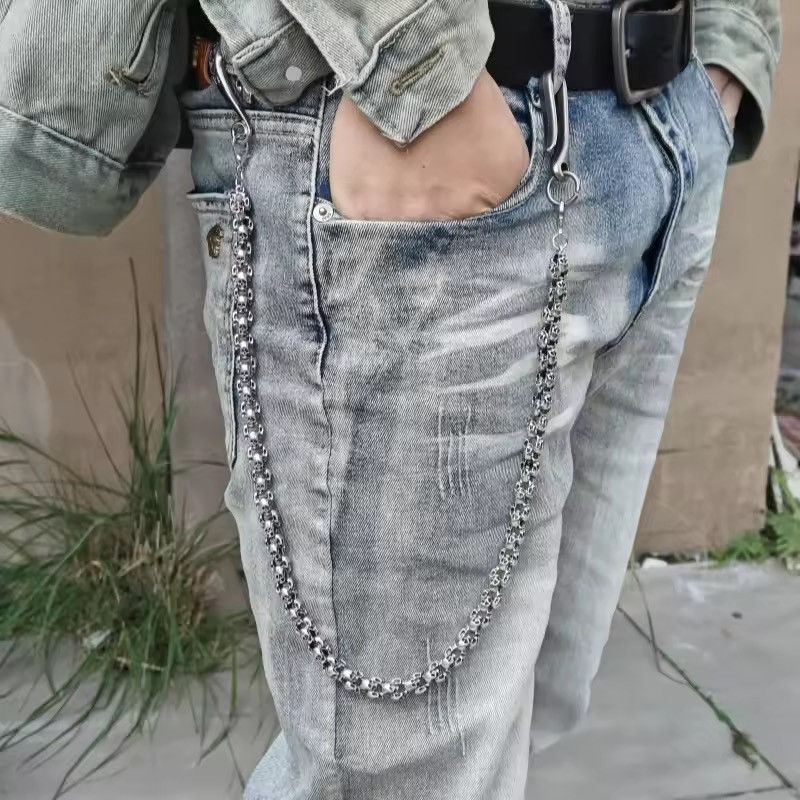 Vintage Skull Pants Chain Unisex Wallet Chain Size ONE SIZE - 2 Thumbnail