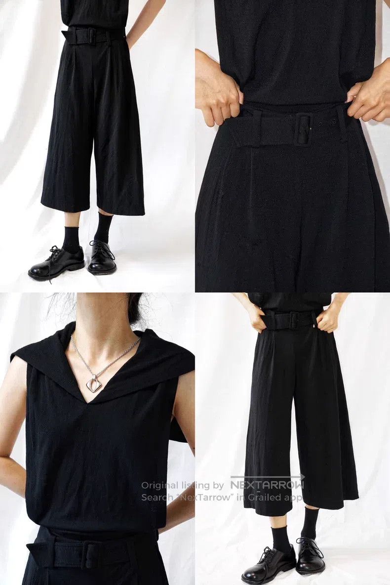 Comme des Garcons Comme Des Garcons size S Sleeveless wide-leg jumpsuit Size 23" - 7 Thumbnail