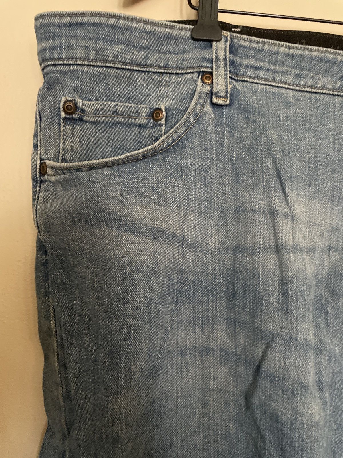 Designer × Vintage × Wrangler Wrangler Denim Blue Jean Shorts Jorts Waist 42X10” vintage 🔥 Size US 42 / EU 58 - 5 Thumbnail