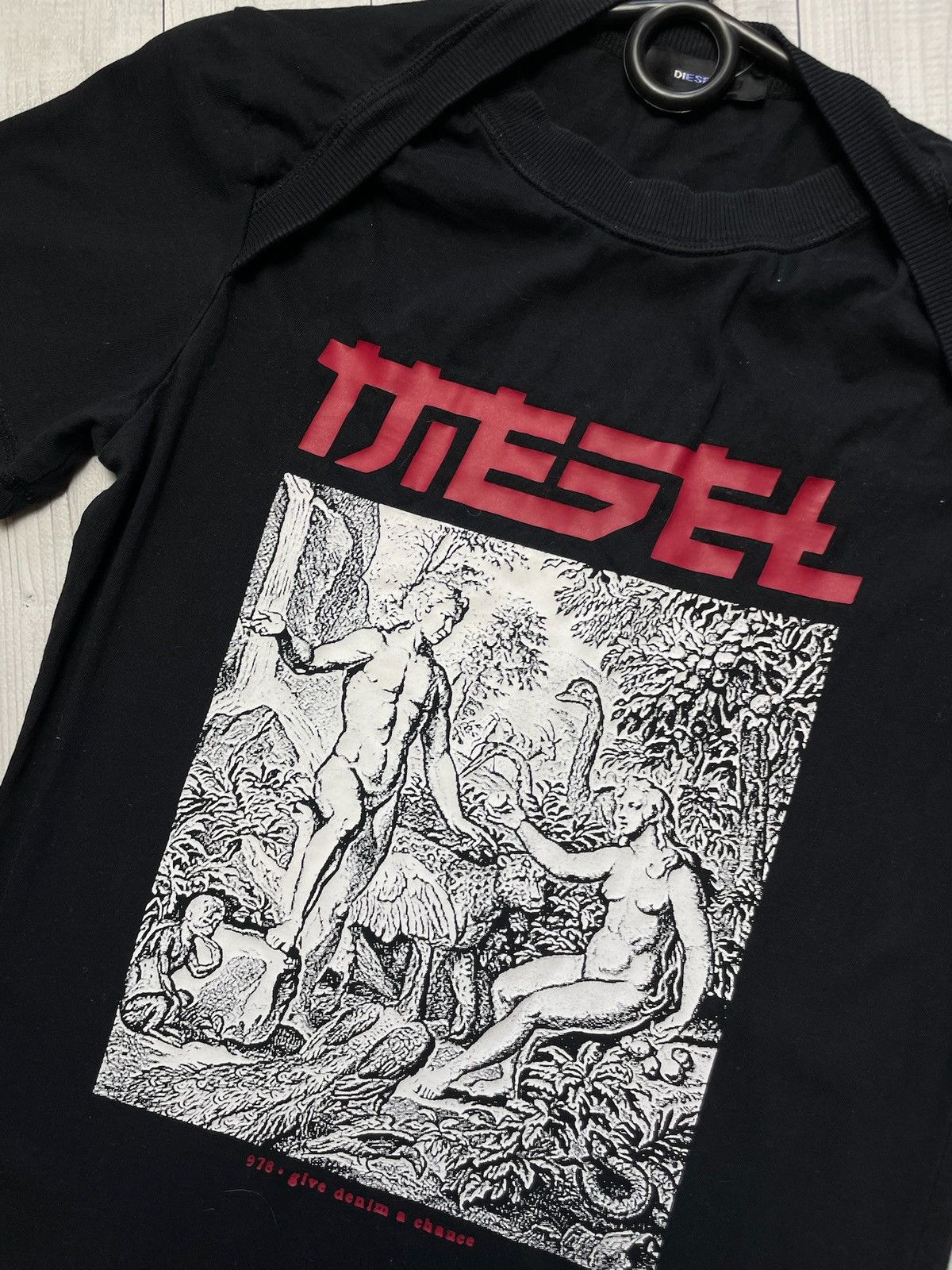 Diesel × Vintage Vintage Diesel logo women’s tee God rare Size S / US 4 / IT 40 - 2 Thumbnail
