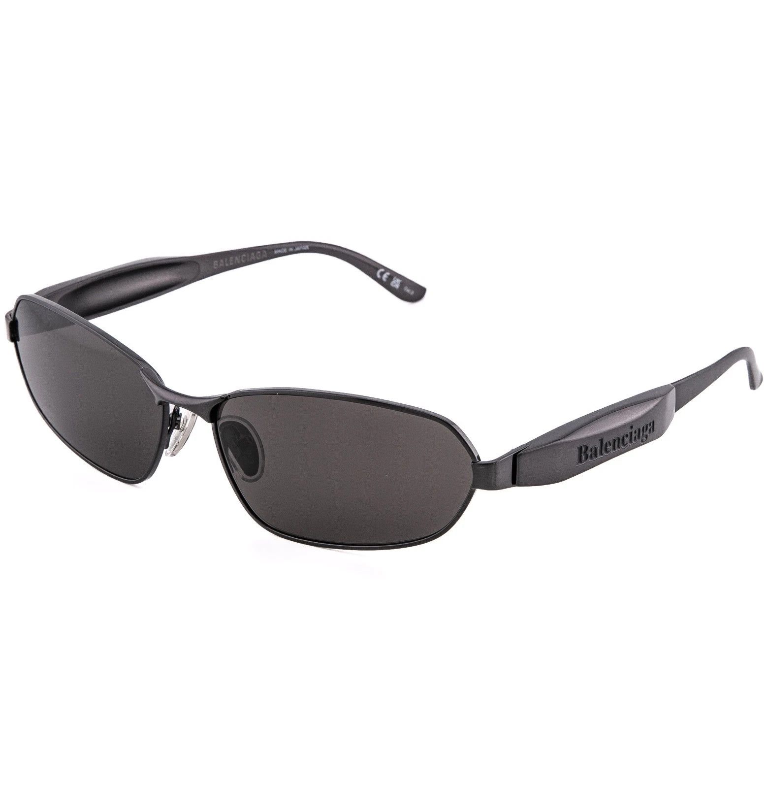 Balenciaga BALENCIAGA 0355 Black 001 Fashion Unisex Sunglasses BB0355S Size ONE SIZE - 5 Thumbnail