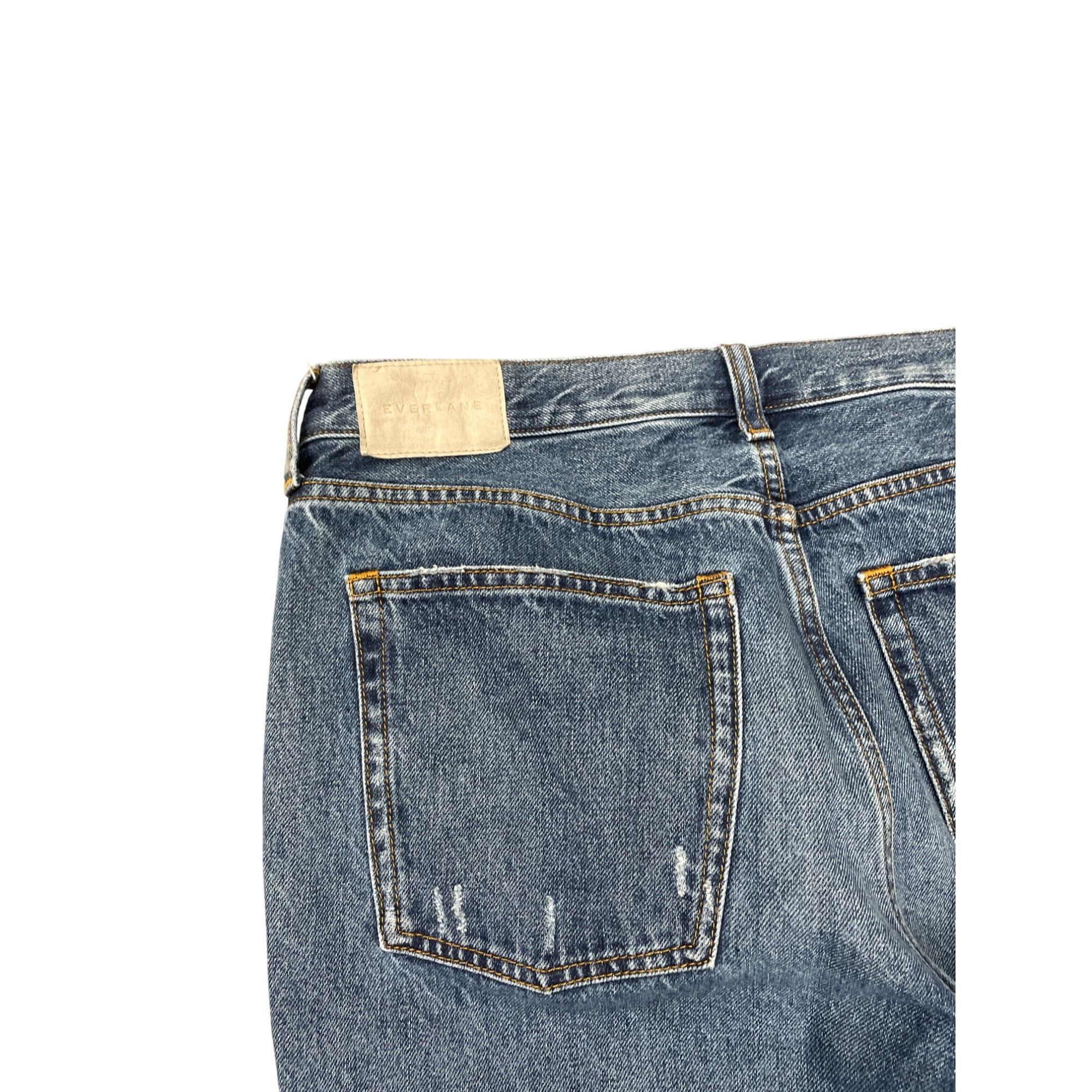 Everlane Everlane Mens Relaxed Straight Fit Blue Denim Jeans size 29R Size US 29 - 13 Thumbnail