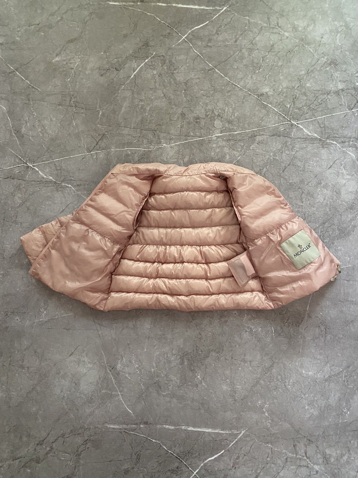 Designer × Moncler Rare Moncler Kids Girls Down Lightweight Jacket Pink Puffer Size XXS / US 00 / IT 34 - 8 Thumbnail