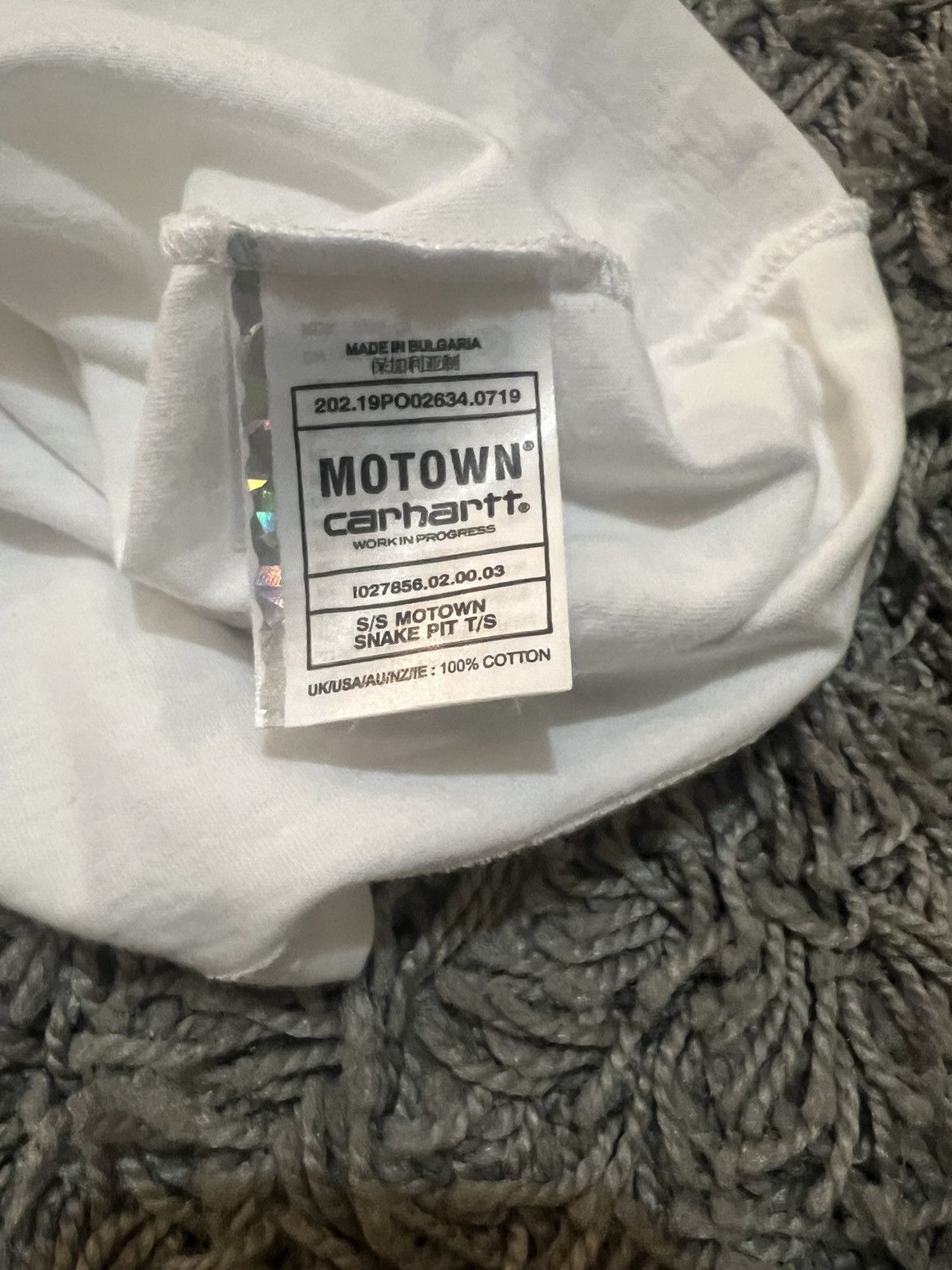 CARHARTT WIP MOTOWN SNAKE PIT T-SHIRT