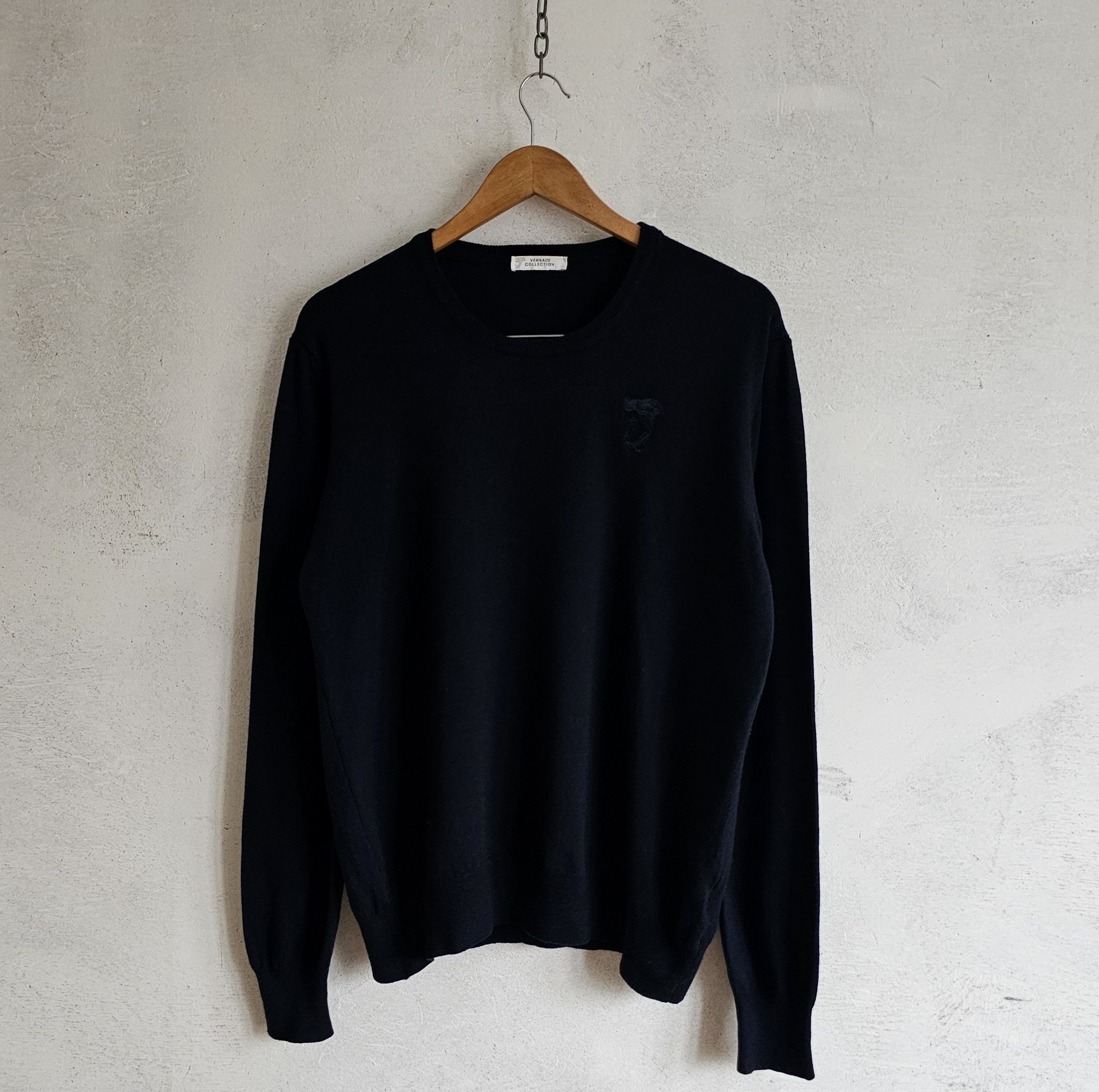 Versace Versace wool sweater Size US L / EU 52-54 / 3 - 1 Thumbnail