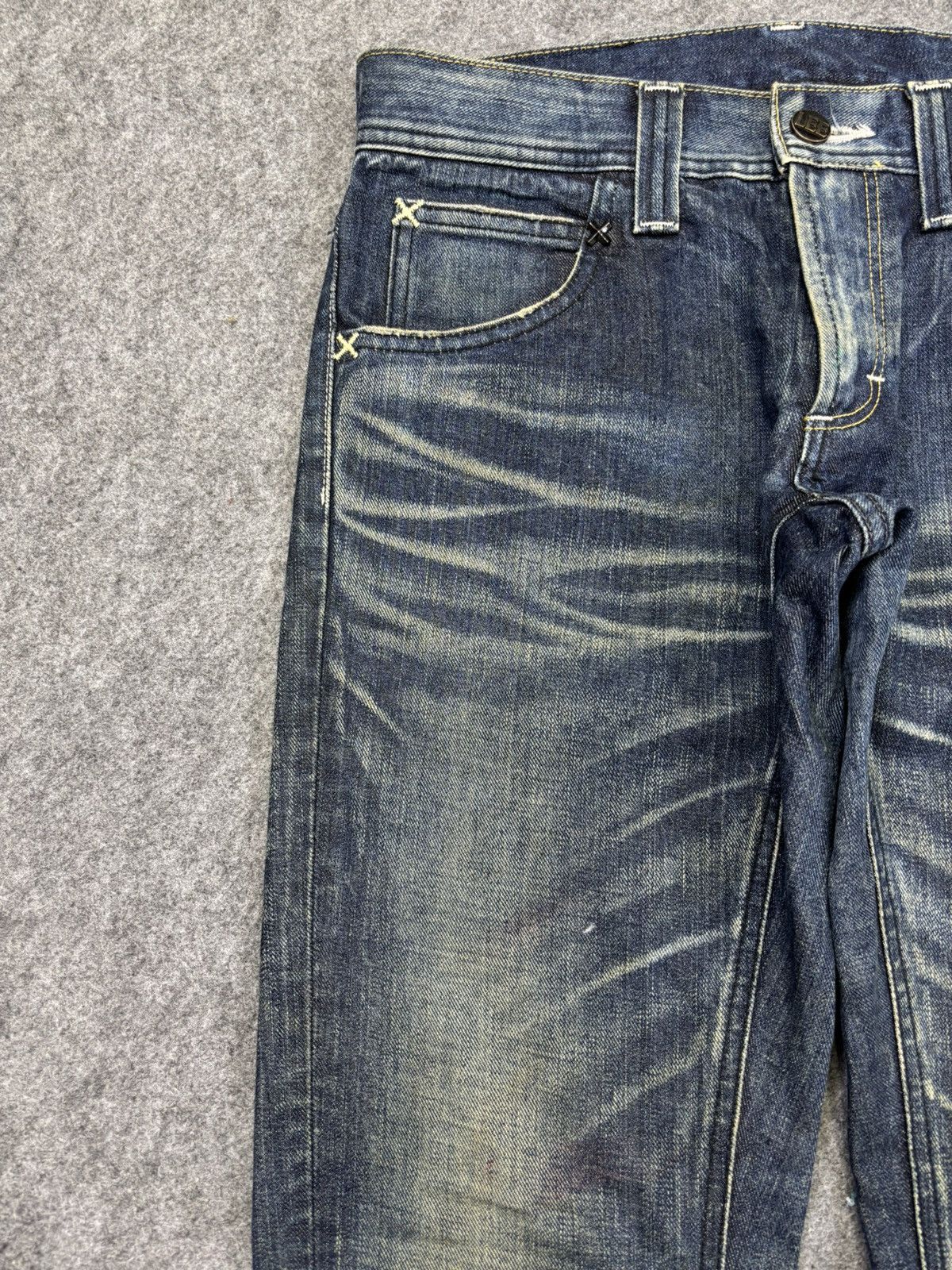 Lee 💥Insane Fades💥Lee Rider Denim F850 Size US 32 / EU 48 - 4 Thumbnail