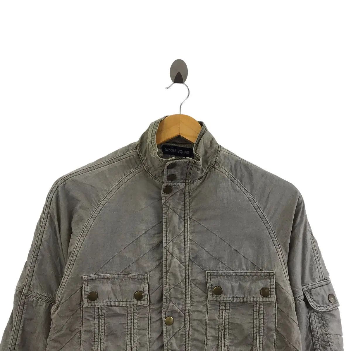 Vintage Vintage RESCUE SQUAD JAPAN Tactical Cropped Jacket Parka Size M / US 6-8 / IT 42-44 - 3 Thumbnail