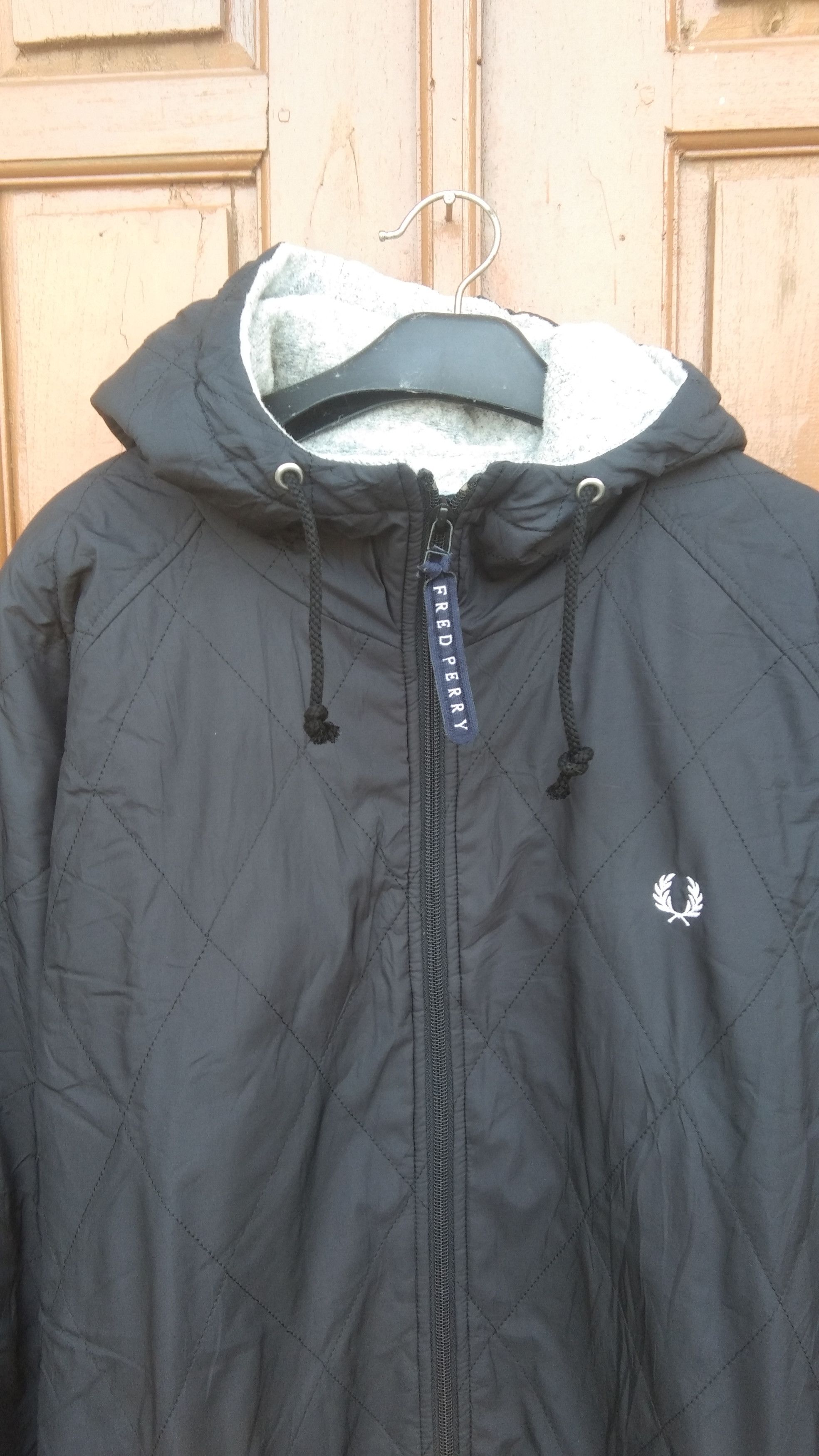 Fred Perry Vtg00s Fred ferry long hoodie jacket Size US L / EU 52-54 / 3 - 2 Thumbnail
