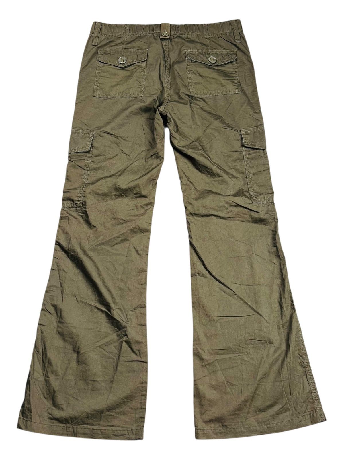 GOA GOA Style Back Number - Apocalypse Style Flared Cargo Pants Size US 29 - 2 Thumbnail