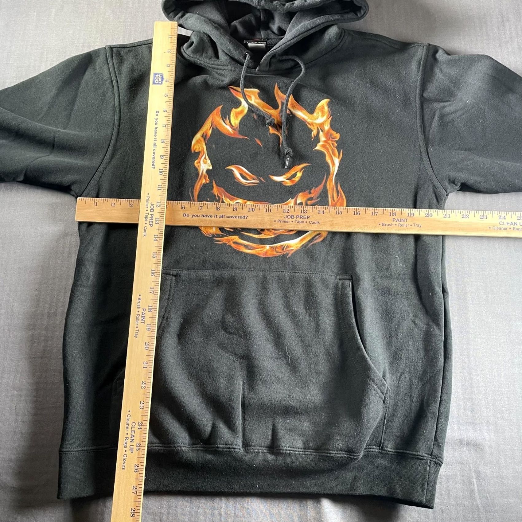 Spitfire Spitfire Hoodie Mens M Black Graphic Print Pullover Kangaroo Pocket Hooded Skateboard Streetwear Bighead Flame Face Size US M / EU 48-50 / 2 - 5 Thumbnail