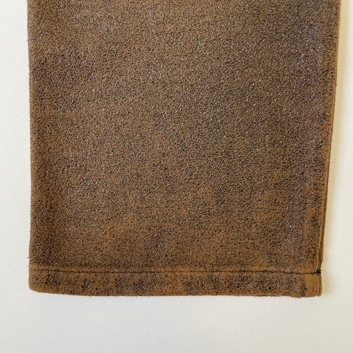 Maison Margiela Early 2000s Cracked Leather Effect Utility Trousers Size US 34 / EU 50 - 23 Thumbnail
