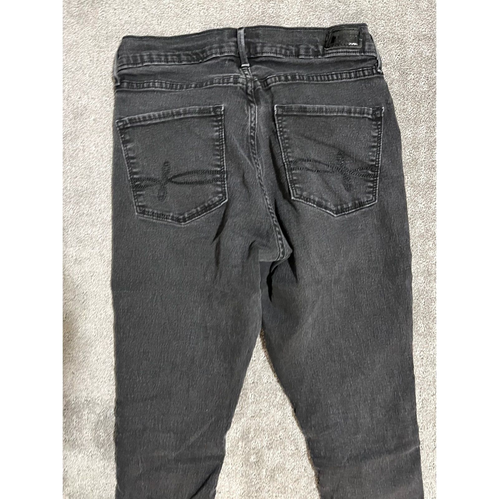 Denizen DENIZEN Curvy Skinny Jeans Women's 26x27 Black Mid Rise Cotton Blend Denim Casual Size 26" / US 2 / IT 38 - 4 Thumbnail