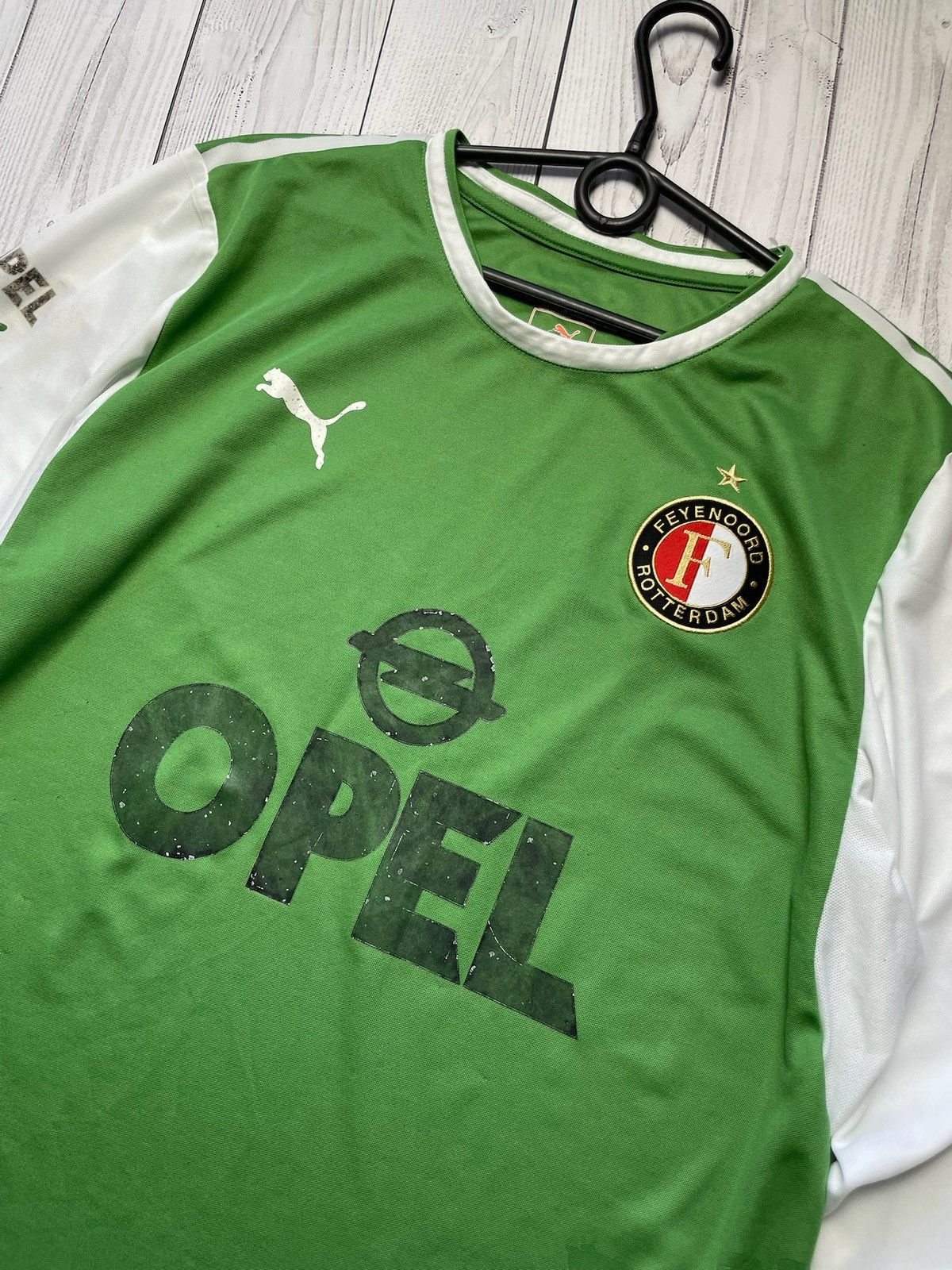 Puma Vintage puma Feyenoord Rotterdam soccer jersey size XL long Size US XL / EU 56 / 4 - 2 Thumbnail