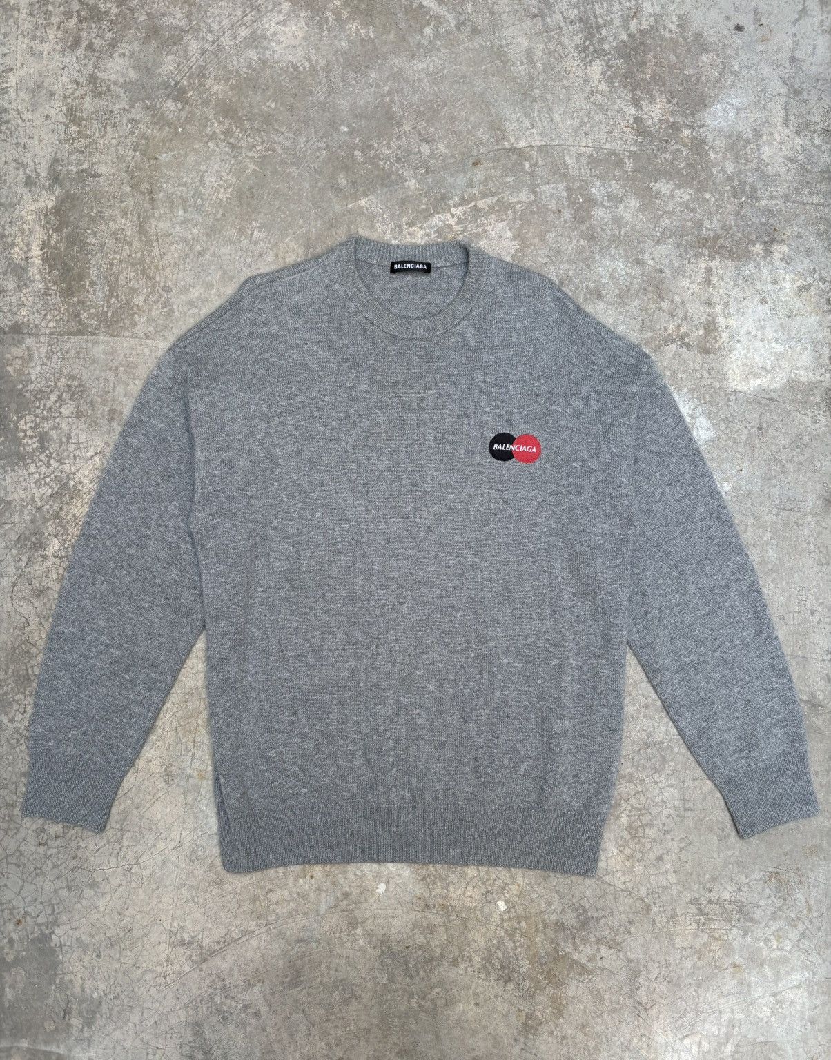 Balenciaga Mastercard Logo Cashmere Sweater Size US XS / EU 42 / 0 - 1 Thumbnail