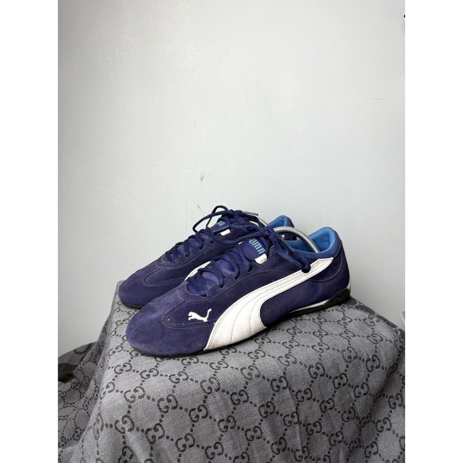 Puma Y2K Vintage Puma Speedcat Low Top Suede Trainers Sneakers Size US 10 / EU 43 - 1 Thumbnail