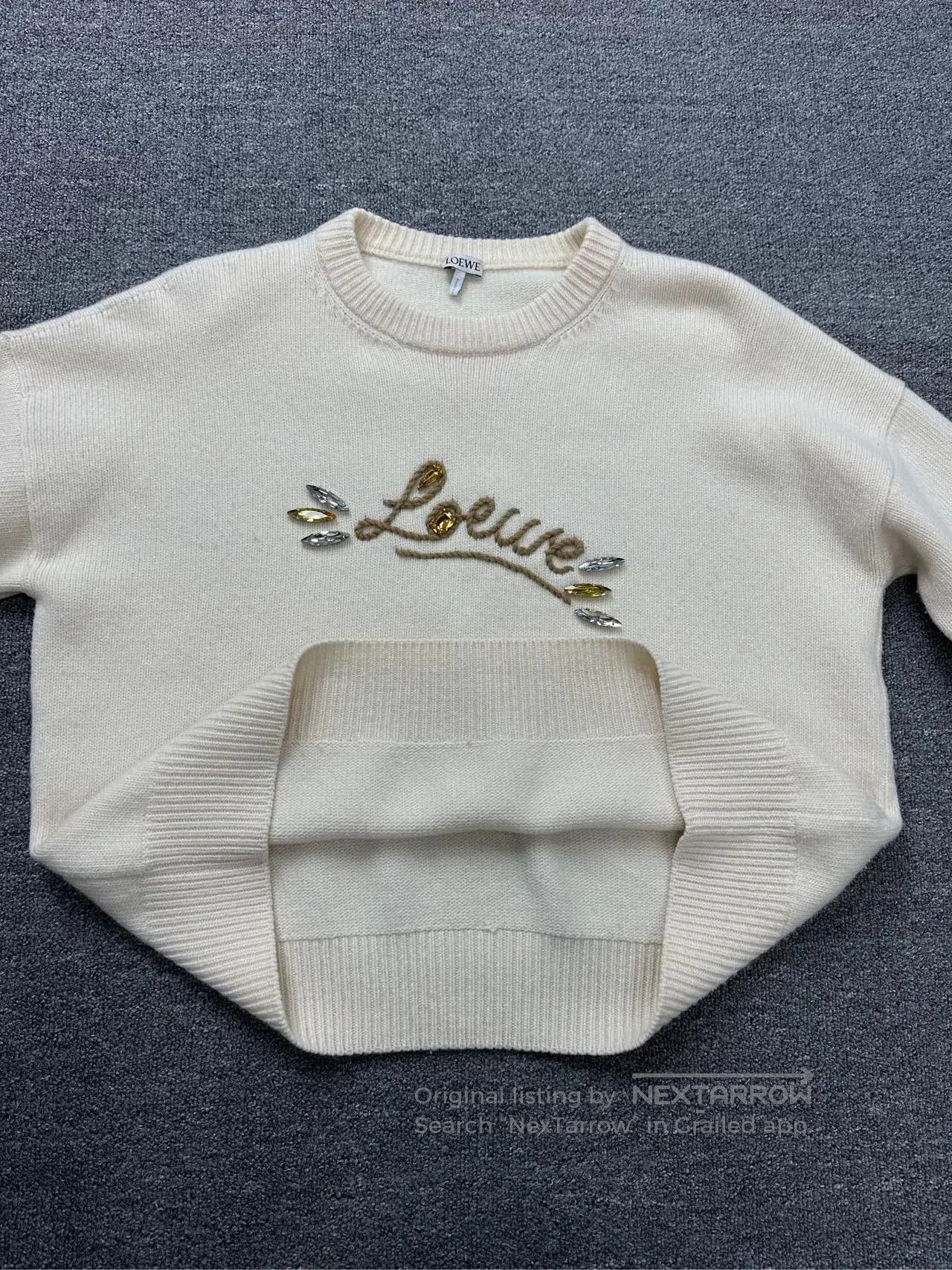 Loewe Loewe Crystal Logo Knit Sweater. Size US L / EU 52-54 / 3 - 7 Thumbnail
