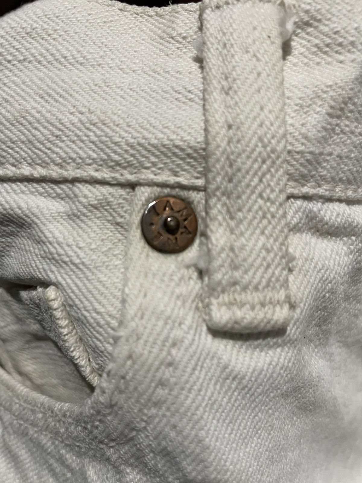 Evisu Evisu Yamane Denim White Selvedge Distresed Size US 34 / EU 50 - 13 Thumbnail
