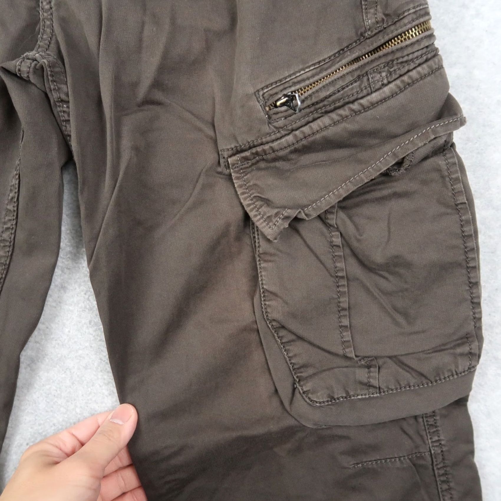 Lucky Brand Lucky Brand Cargo Pants Men Brown 30x31 Military Tactical Gorpcore Size US 30 / EU 46 - 4 Thumbnail