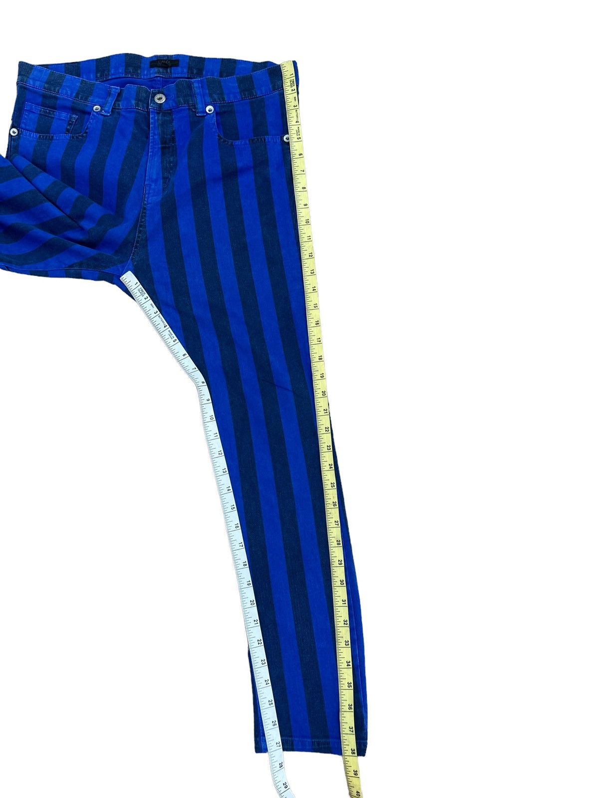 Vintage CANDY STRIPPER Japan Fade Border Striped Pant Size US 31 - 5 Thumbnail