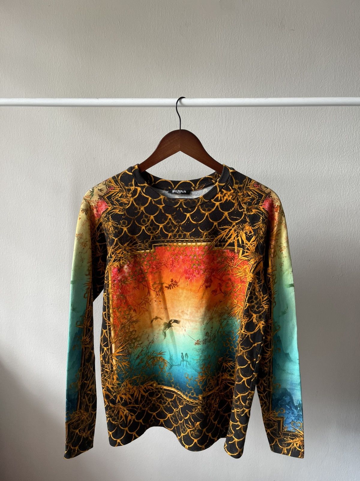 Balmain Balmain Oriental Print Long Sleeve A2 Size US M / EU 48-50 / 2 - 9 Thumbnail