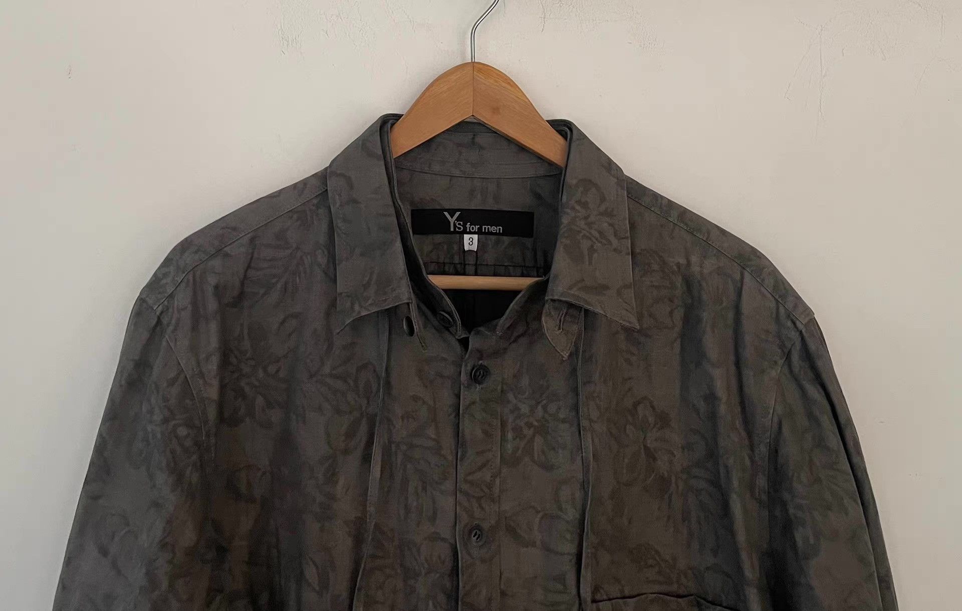 Yohji Yamamoto Yohji Yamamoto Y's for Men Floral Ribbon Shirt Ｑ21 Size US M / EU 48-50 / 2 - 3 Thumbnail