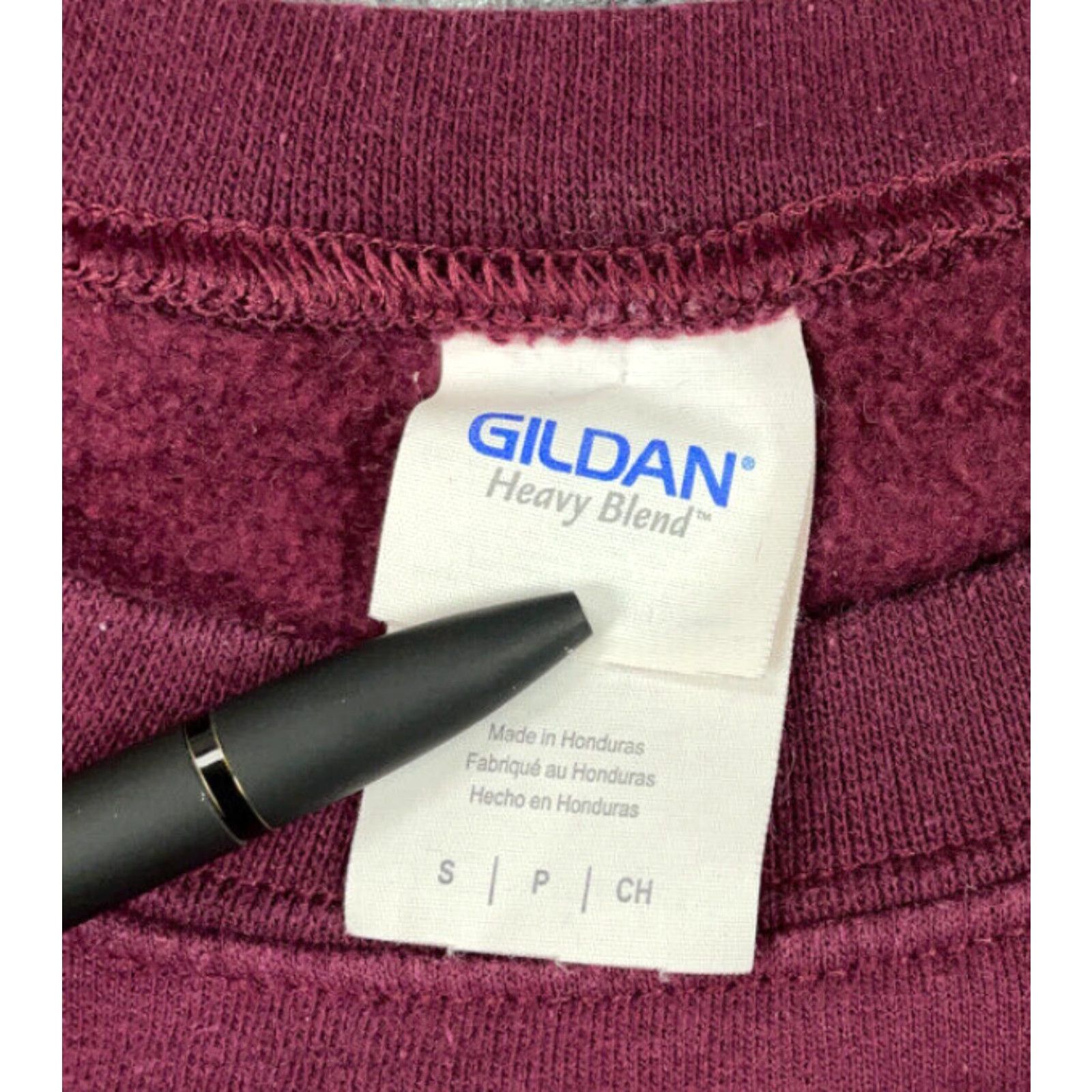 Gildan Retro Palm Springs California Puff Print Sweatshirt Men Small Pullover 50-50 Red Gildan Sweatshirt 90s Retro Hipster Pullover Crew Neck Long Sleeve Size US S / EU 44-46 / 1 - 4 Thumbnail
