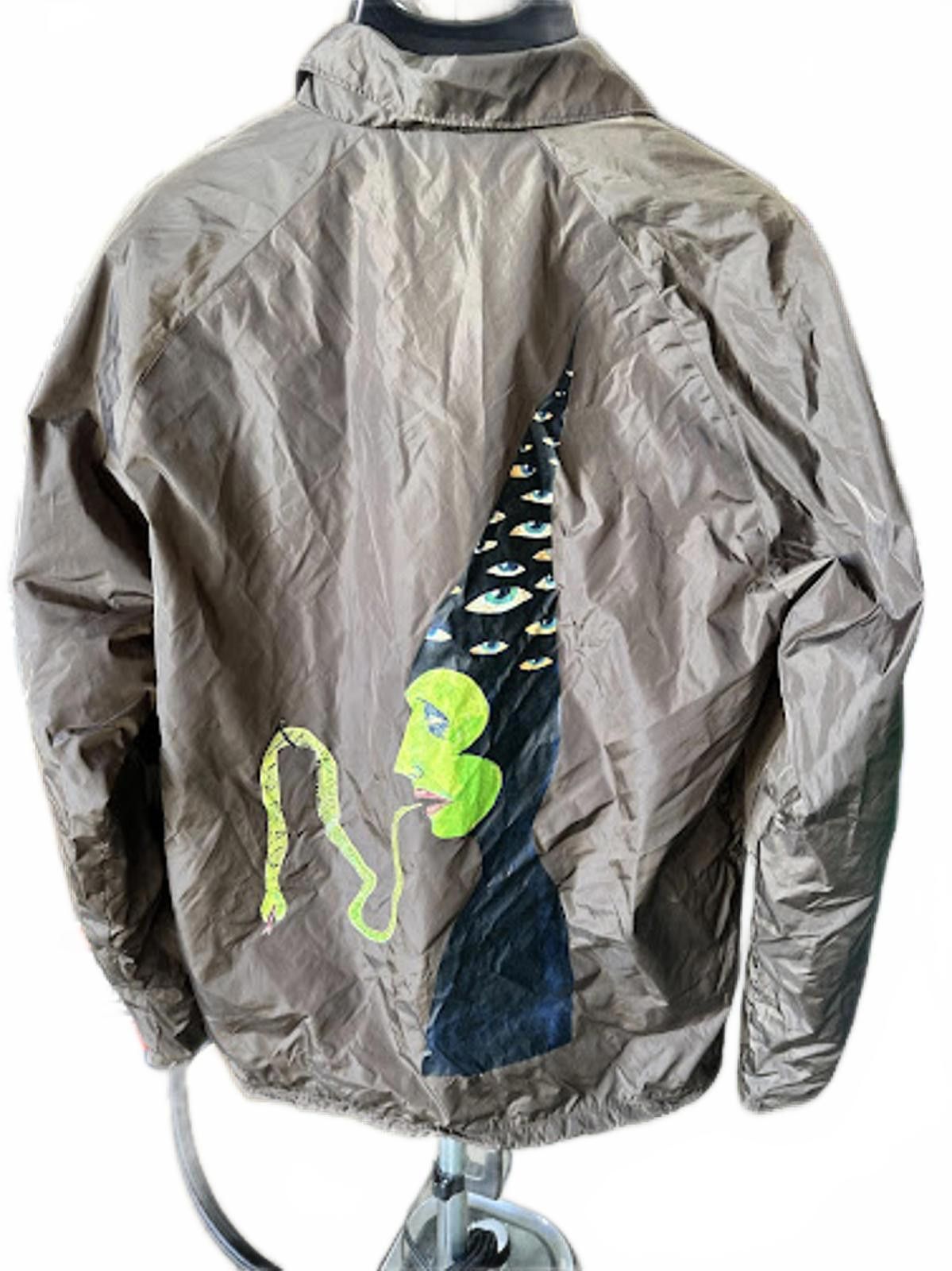 RVCA Graphic Back Coach Jacket Brown