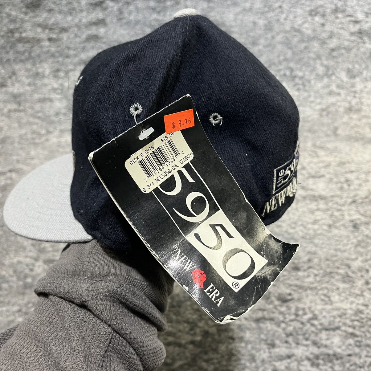 New Era Vintage 90s Dallas Cowboys New Era NFL Fitted Hat 6 3/4 Size ONE SIZE - 3 Thumbnail