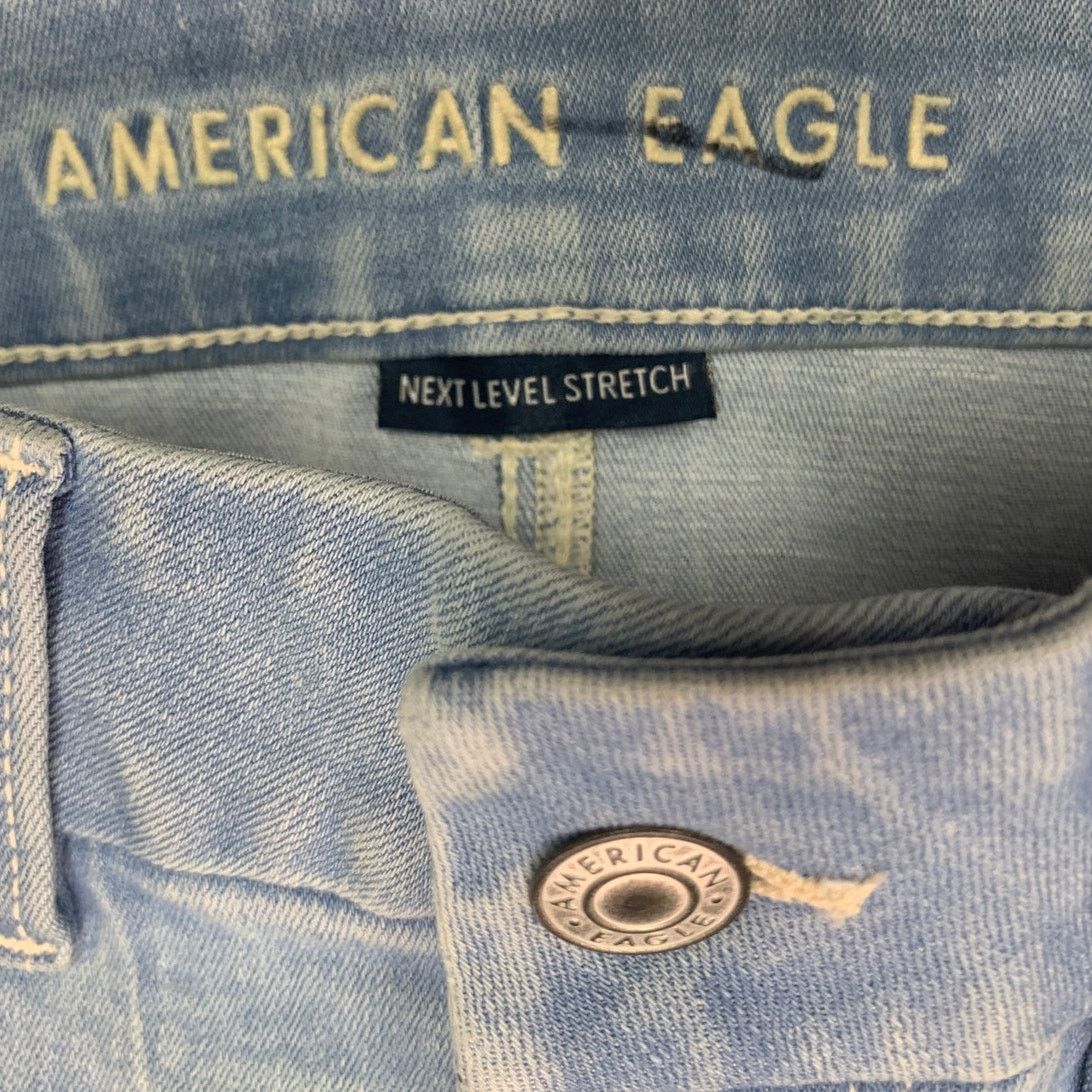 American Eagle Outfitters New American Eagle Womens Size 4 Mini Denim Blue Jean Skirt Size 27" / US 4 / IT 40 - 6 Thumbnail