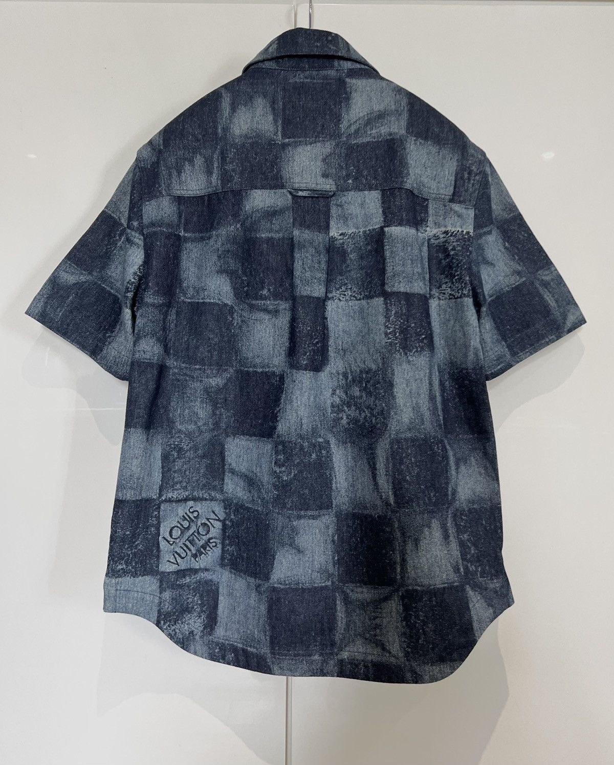 Louis Vuitton (Set price) Logo Checkered Damier Denim Shirts + Pant Size US S / EU 44-46 / 1 - 5 Thumbnail
