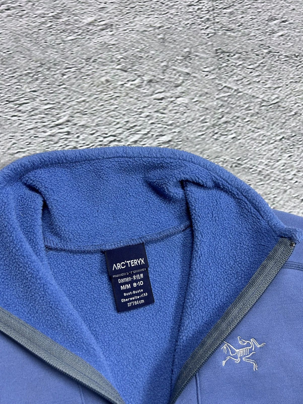 Arc'teryx × Vintage Arc’teryx fleece halfzip sweatshirt blue Size M / US 6-8 / IT 42-44 - 4 Thumbnail