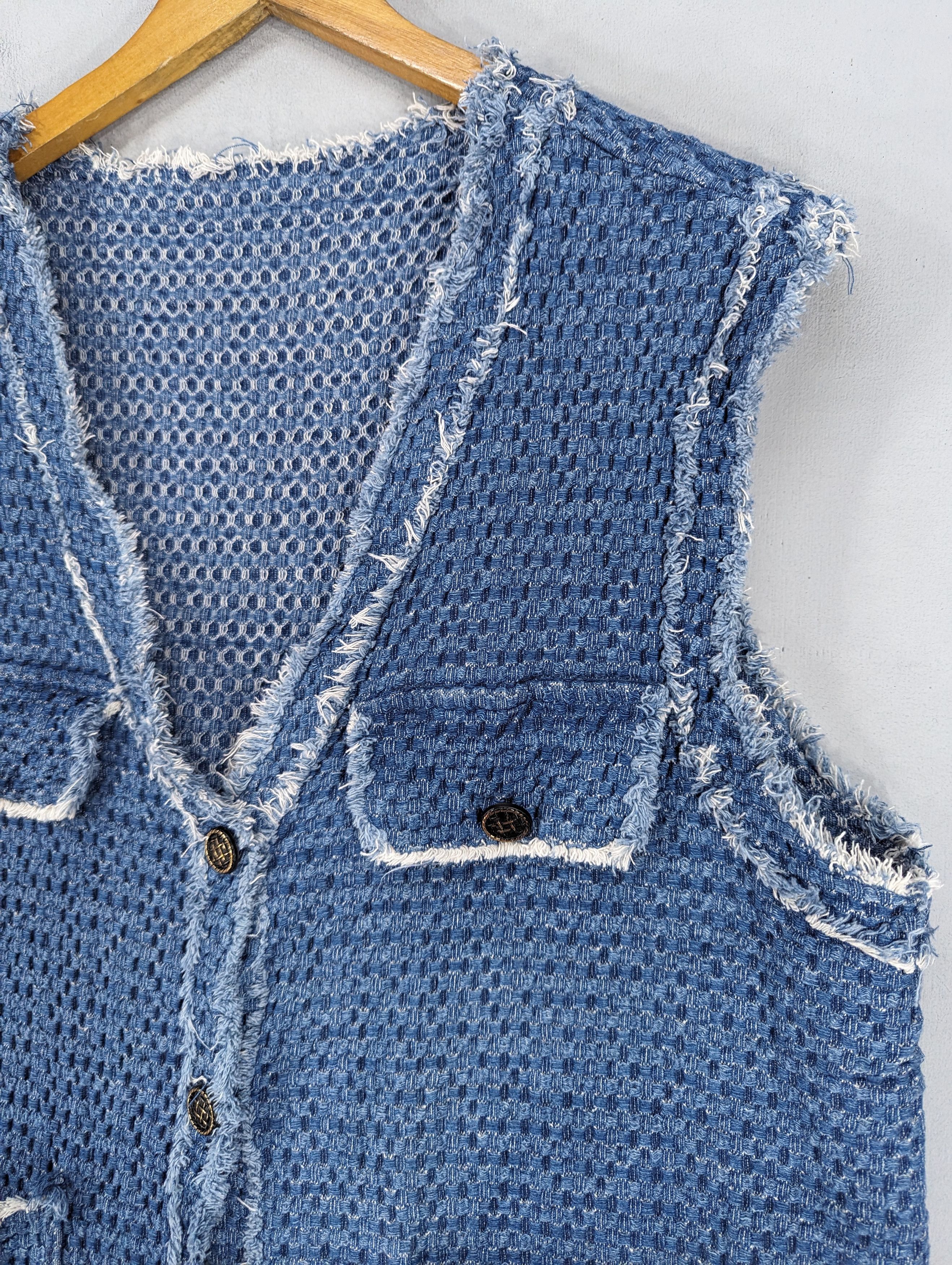 Japanese Brand Dazy Denim Style Sleeveless Vest Jacket Size XL / US 12-14 / IT 48-50 - 5 Thumbnail