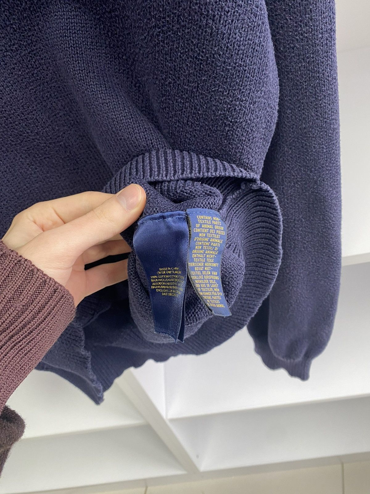 Polo Ralph Lauren × Vintage Vintage Polo Ralph Lauren 1/4 Zip Sweater Size US M / EU 48-50 / 2 - 8 Thumbnail