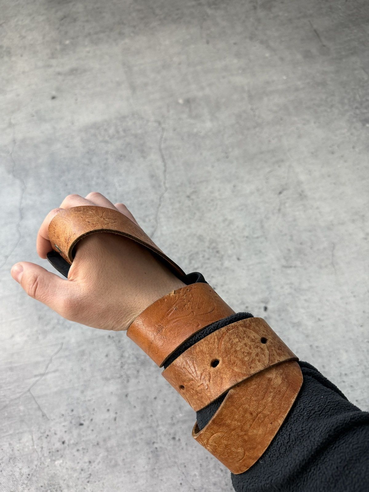 Number (N)ine 00’s NUMBER STYLE JAPAN LEATHER RARE Y2K BELT VINTAGE Size ONE SIZE - 3 Thumbnail