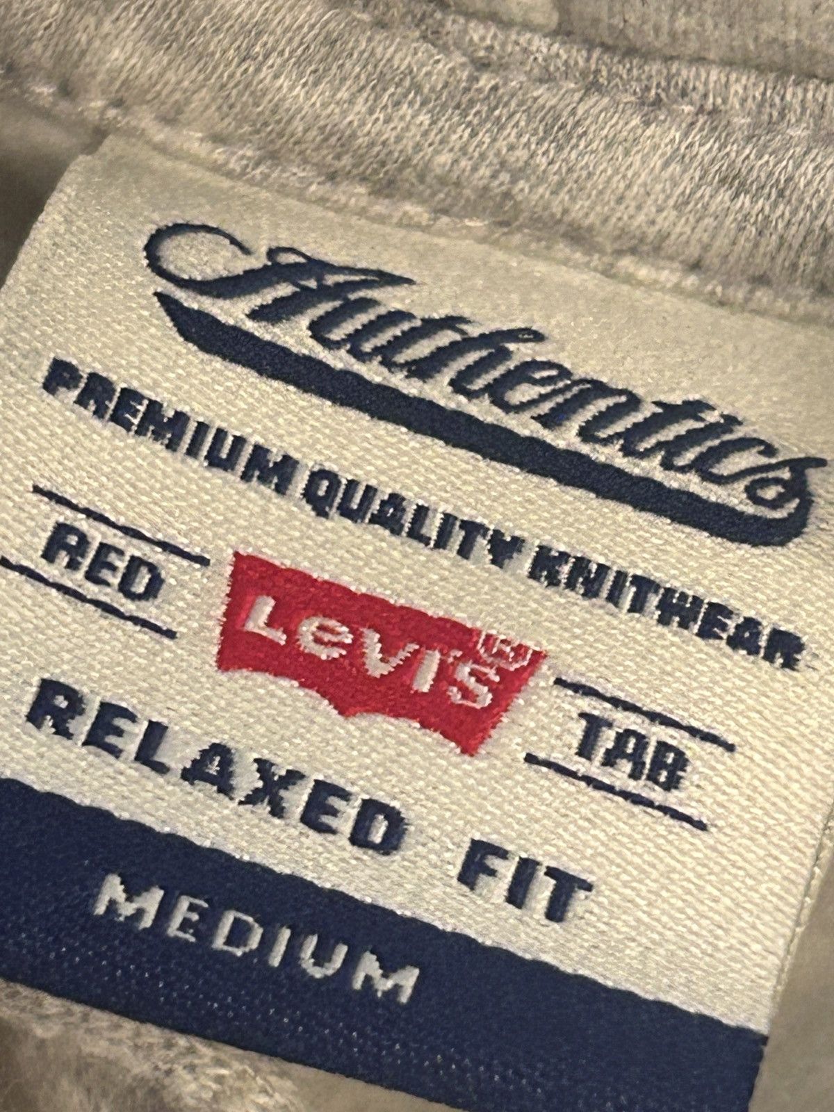 Levi's Levi's Authentic Full Zip Hoodie Sweatshirt Medium Grey Size US M / EU 48-50 / 2 - 4 Thumbnail