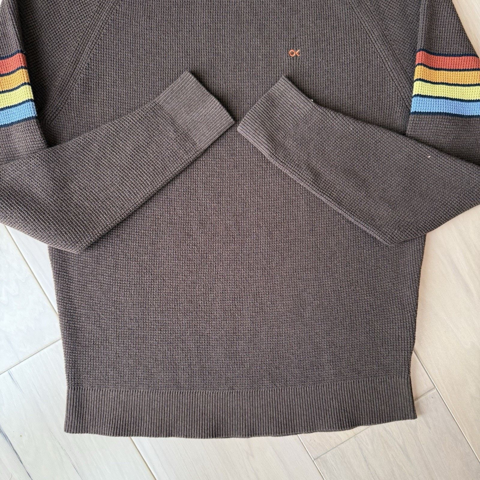 Outerknown Outerknown Nostalgic Sweater Small Brown Cotton Pullover Size US S / EU 44-46 / 1 - 5 Thumbnail