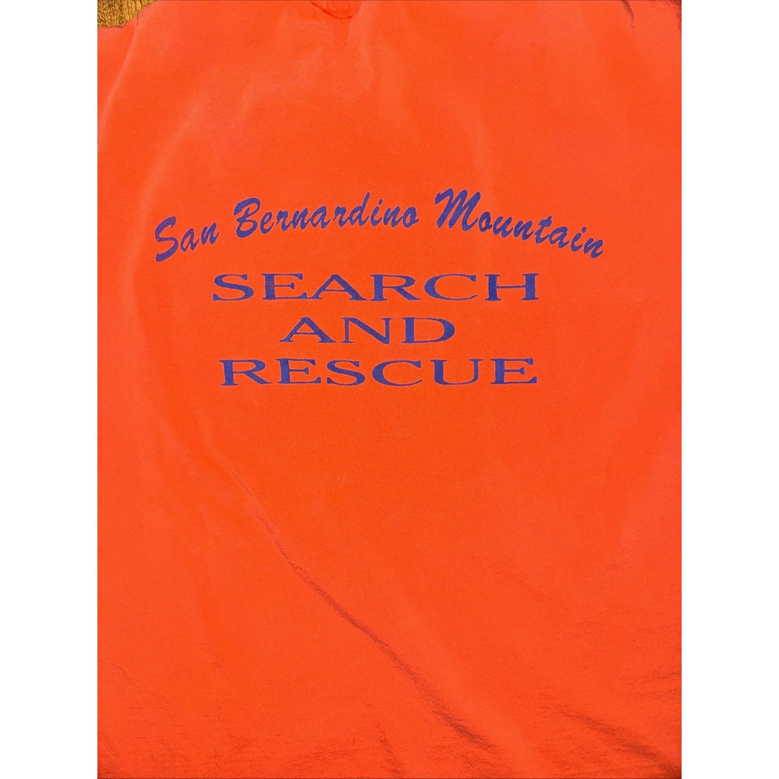 Anvil Vintage Anvil Pocket T-Shirt Orange L Mountain Rescue USA Size US L / EU 52-54 / 3 - 6 Thumbnail