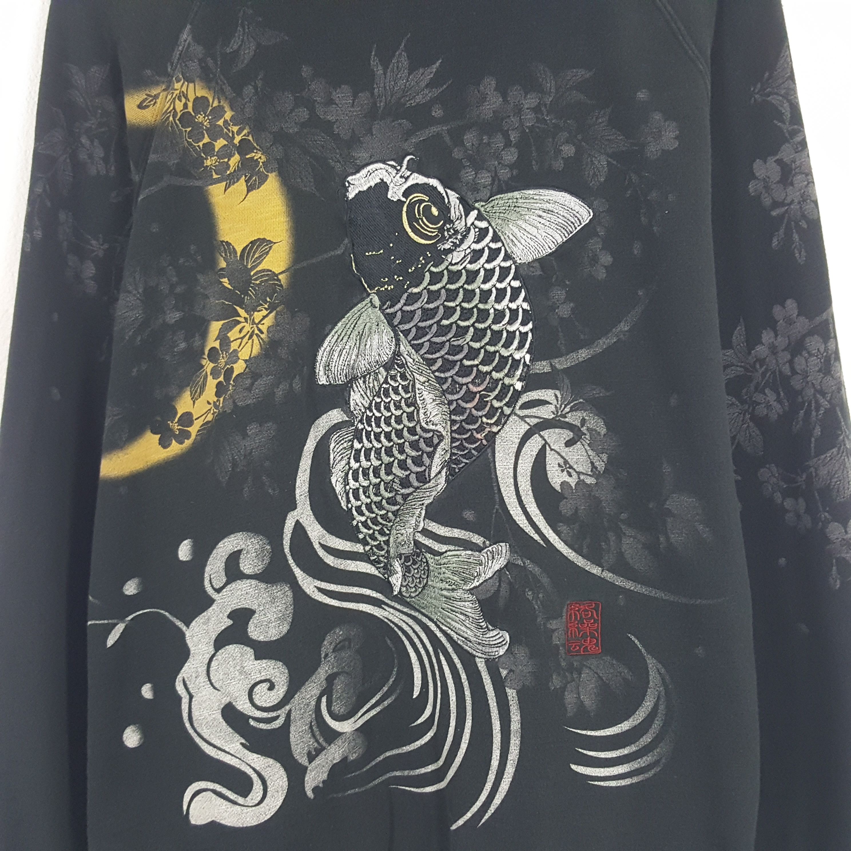 Japanese Brand × Vintage Vintage Karakuri Tamashii Japanese Zipper Jacket Hoodies Size US XXL / EU 58 / 5 - 2 Thumbnail
