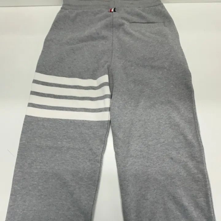 Thom Browne Thom Browne Classic Grey Knit Sport Pants -2507 Size US 26 / EU 42 - 3 Thumbnail