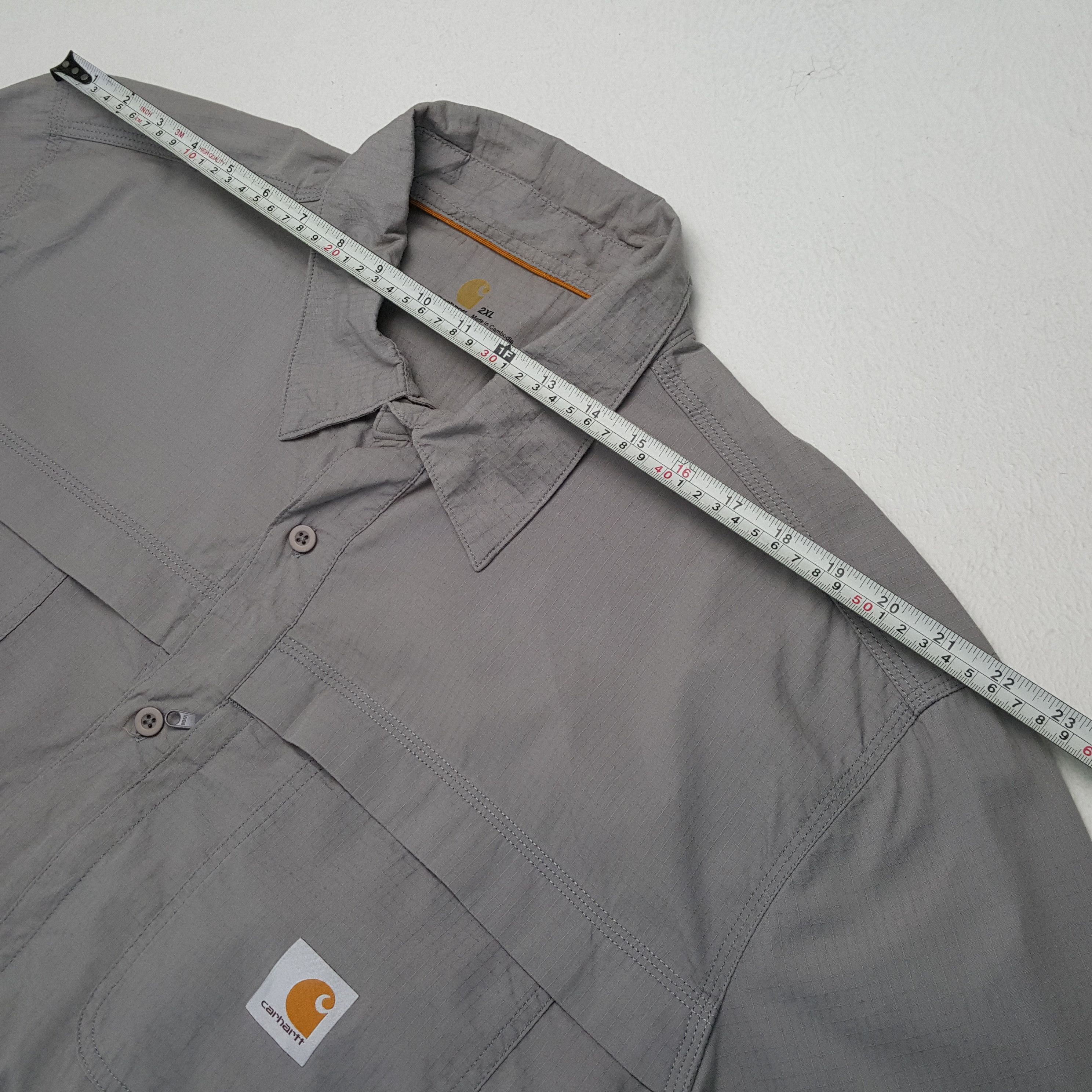 Carhartt × Vintage CARHARTT Small Logo Design Workwear Style Shirt Size US XXL / EU 58 / 5 - 5 Thumbnail