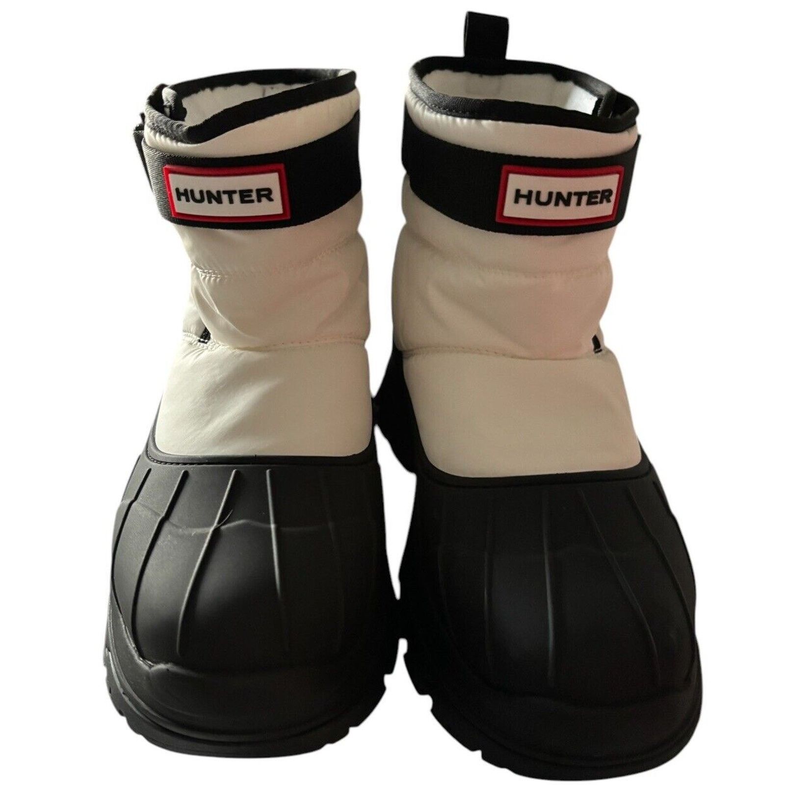 Hunter Hunter Boots Short Buckle Snow Buckle Ankle Black White Sz 8 Size US 8 / IT 38 - 2 Thumbnail